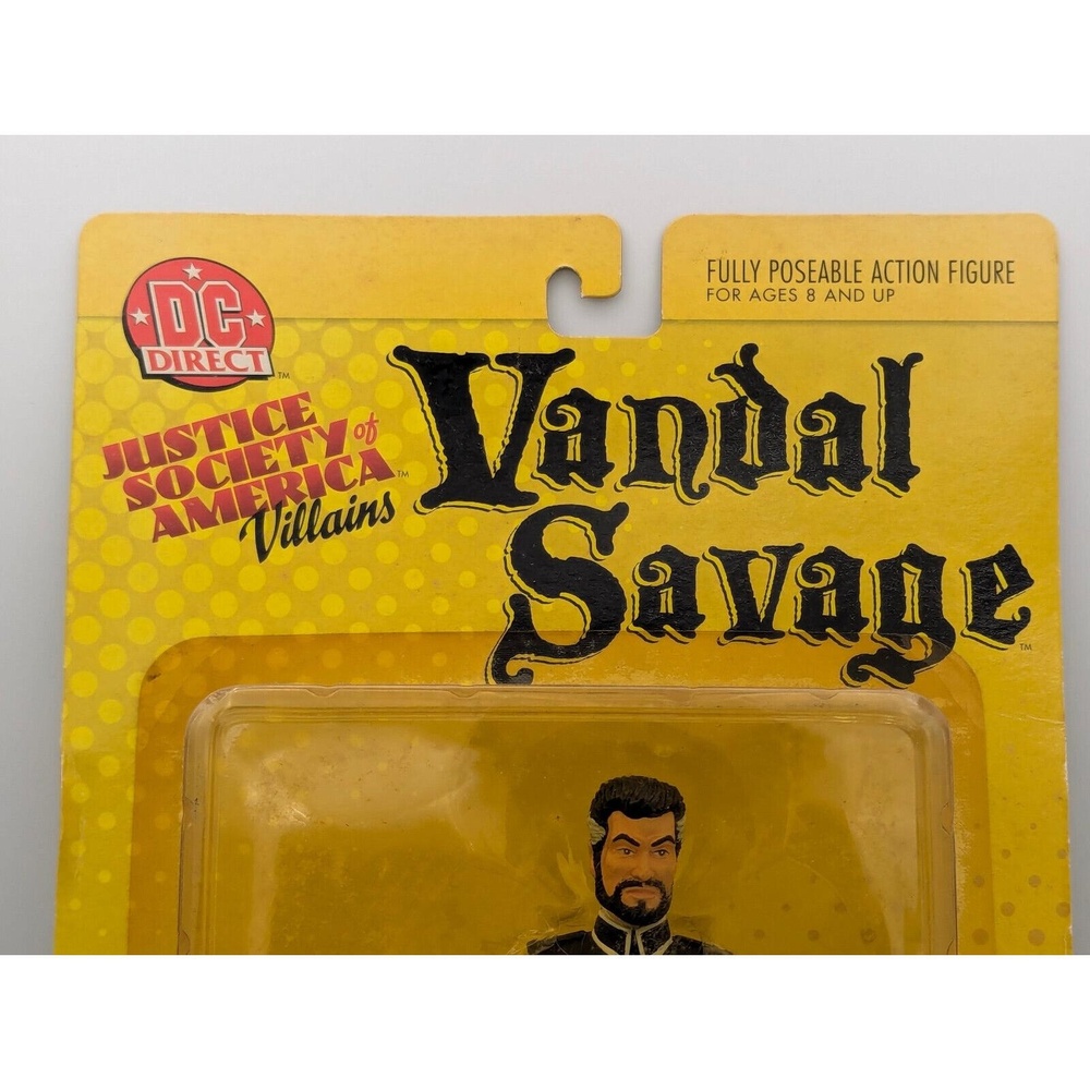 DC Direct Justice Society of America Villains Vandal Savage Action Figure MOC - Picture 3 of 6